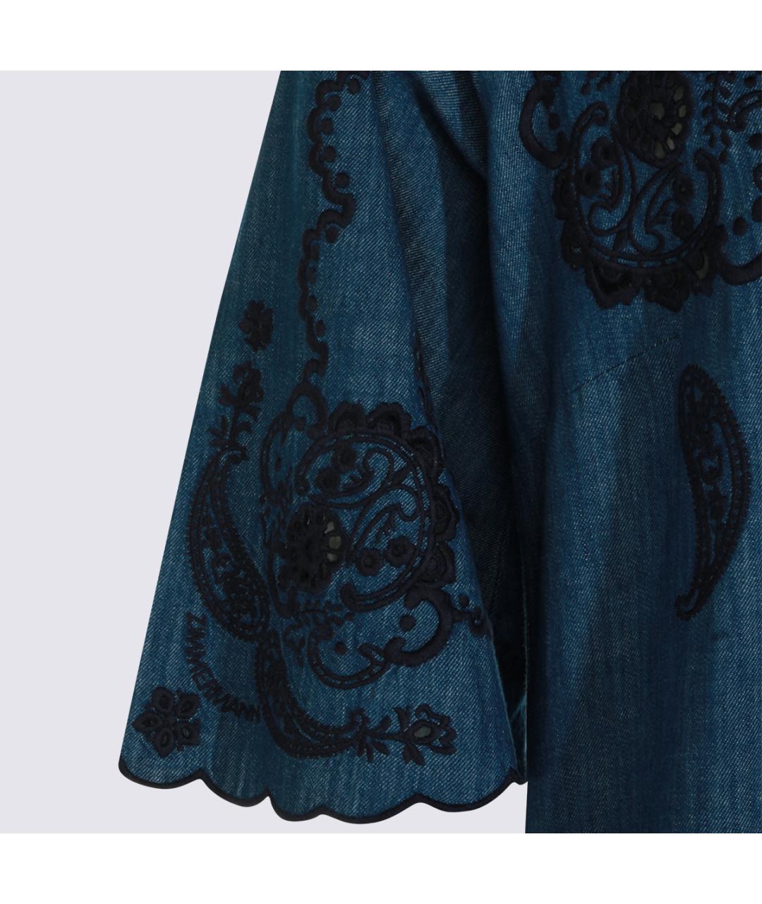 ZIMMERMANN Синее повседневное платье, фото 4