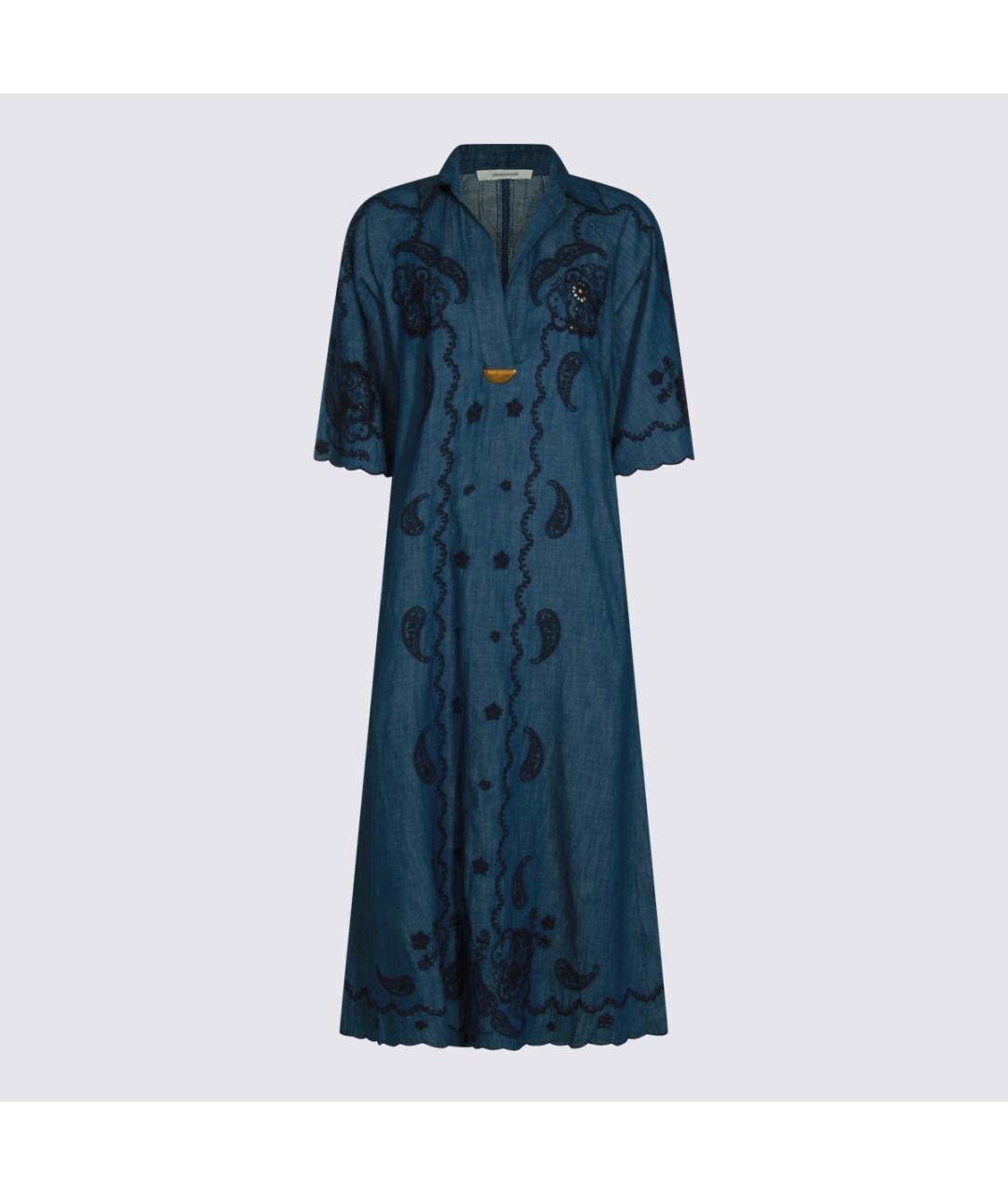 ZIMMERMANN Синее повседневное платье, фото 5