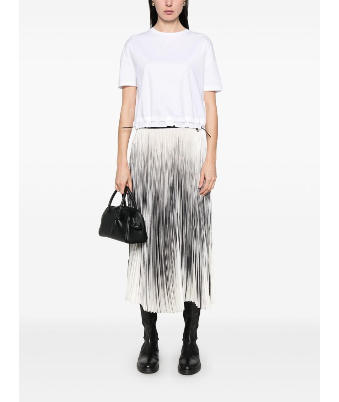 HERNO Белая хлопковая футболка, фото 2