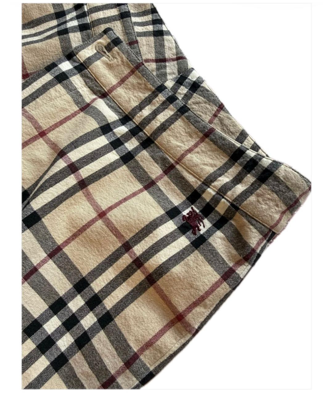 BURBERRY Коричневые брюки узкие, фото 4