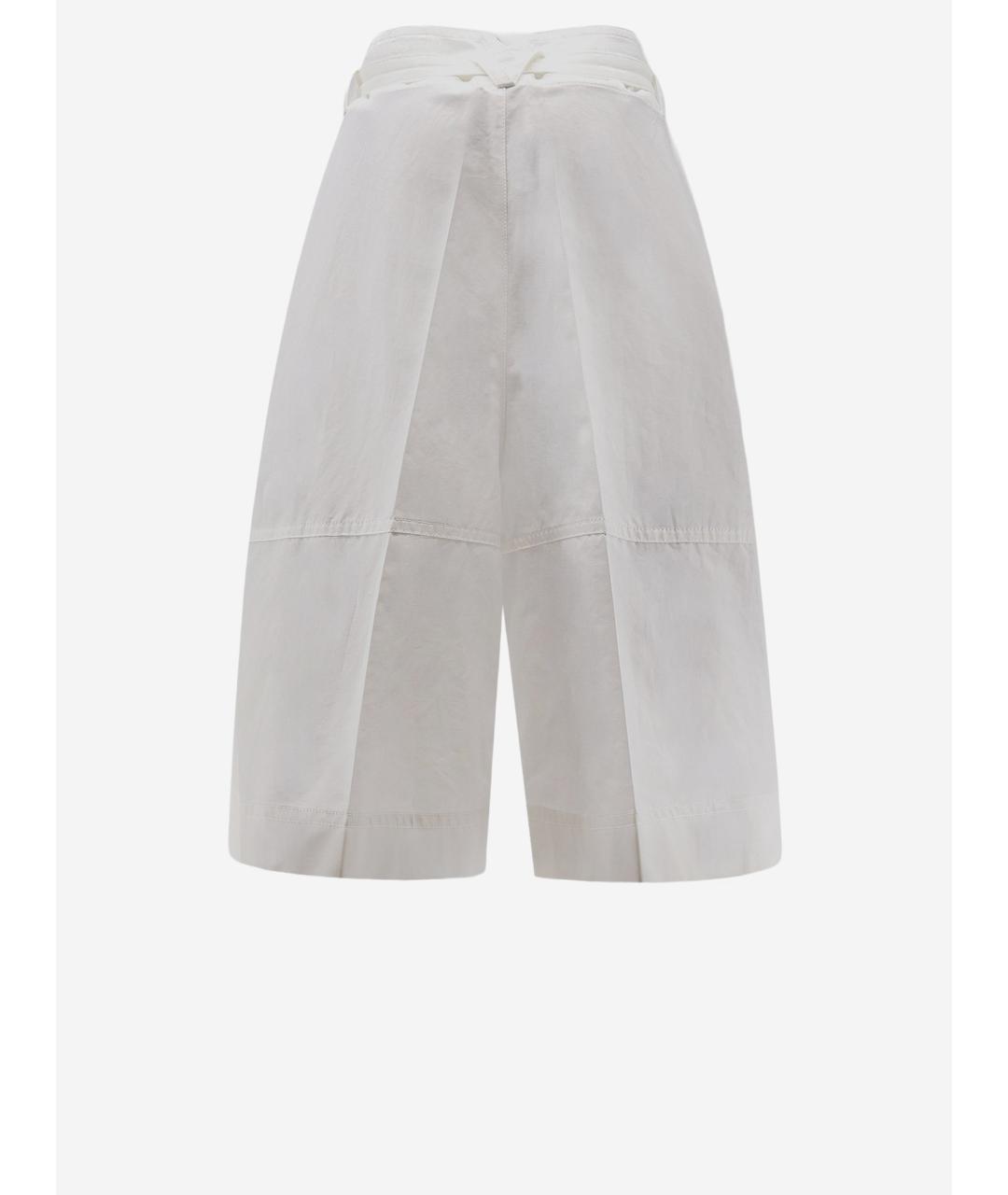 BOTTEGA VENETA Белые хлопковые кюлоты, фото 2