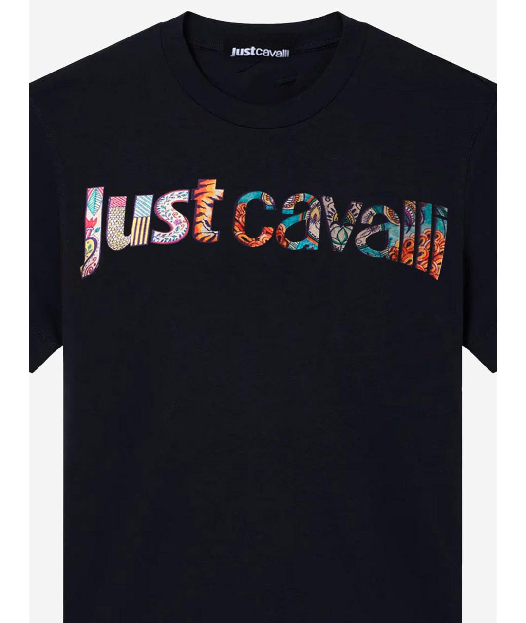 JUST CAVALLI Черная футболка, фото 3