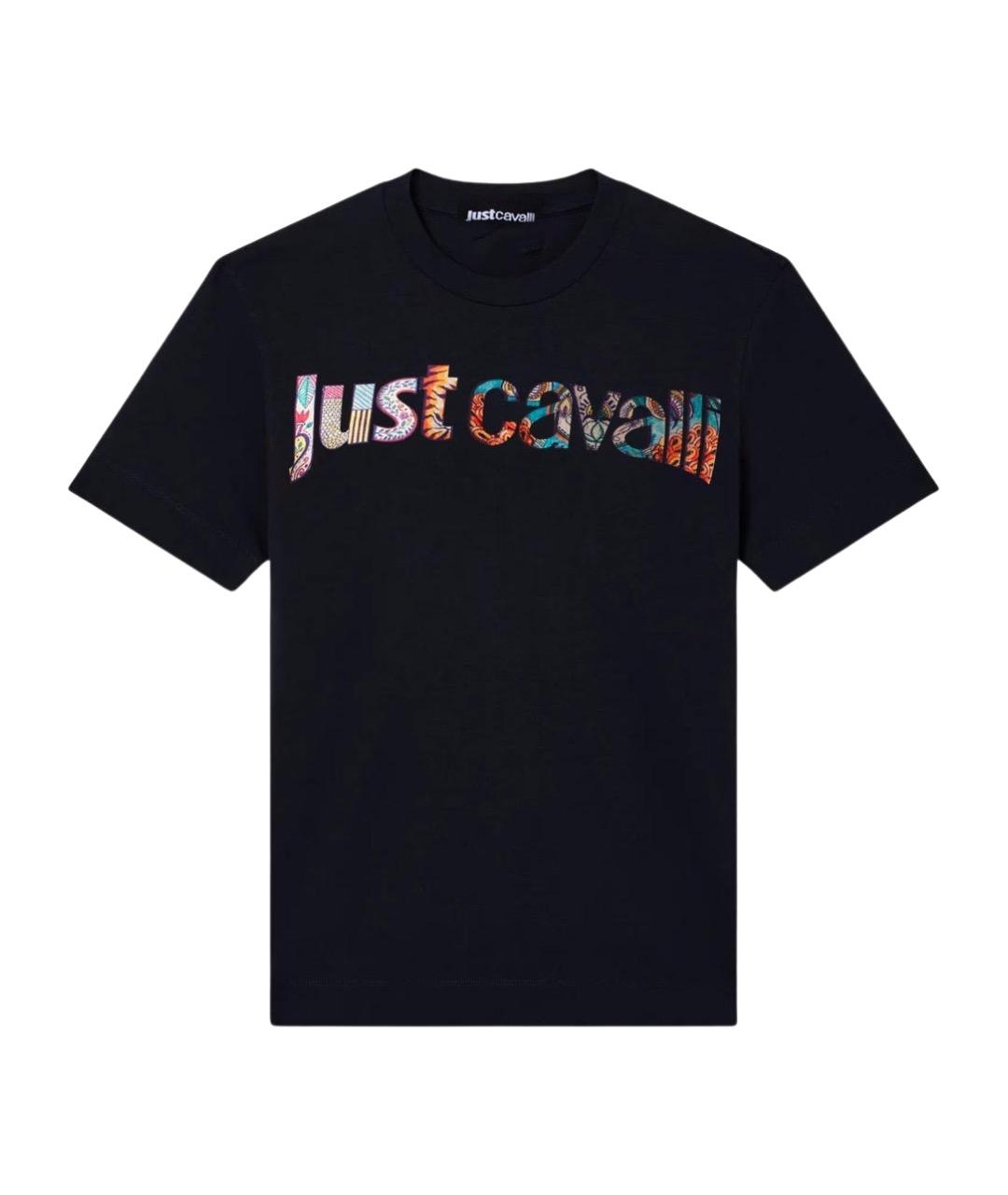 JUST CAVALLI Черная футболка, фото 1