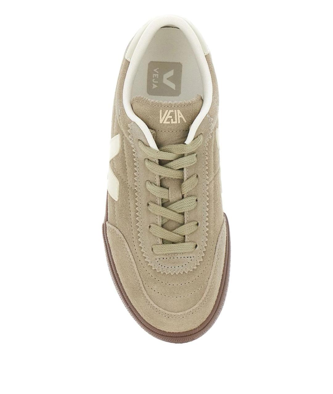 VEJA Бежевые замшевые низкие кроссовки / кеды, фото 2