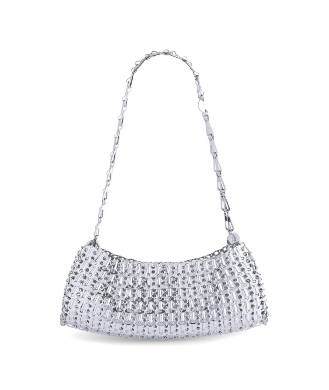 PACO RABANNE Серебряная сумка через плечо, фото 1
