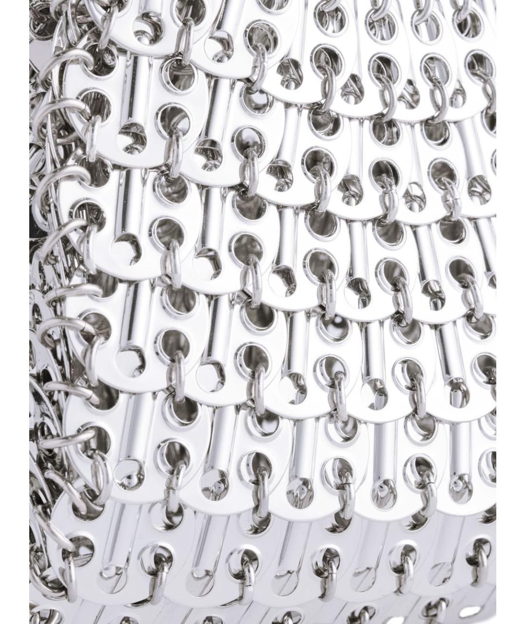 PACO RABANNE Серебряная сумка через плечо, фото 5