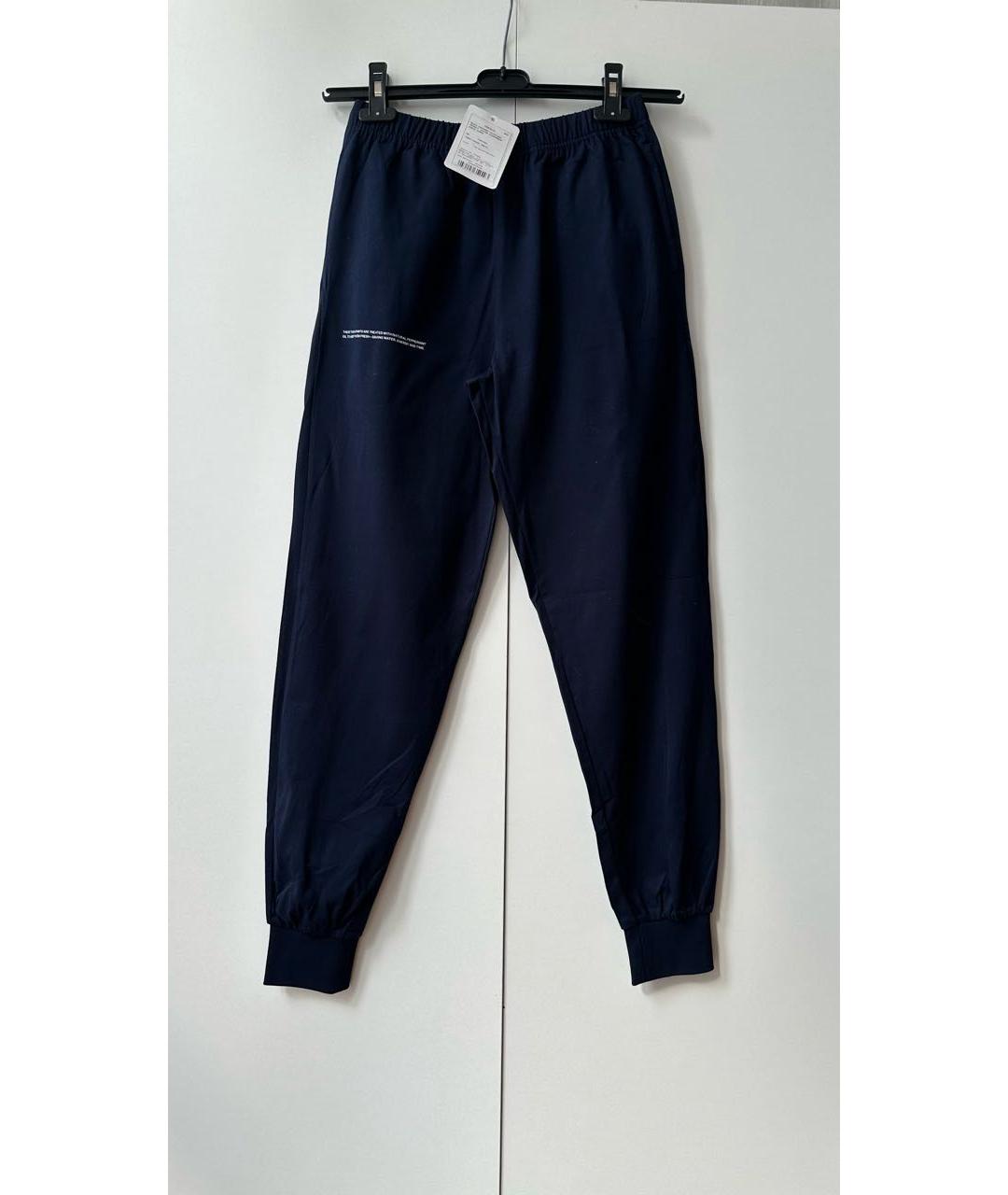 THE PANGAIA Темно-синий хлопковый костюм с брюками, фото 2