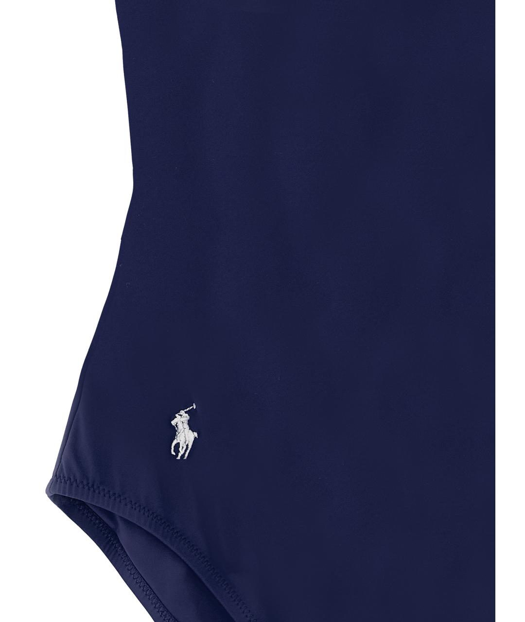 POLO RALPH LAUREN Синий полиамидовый купальник, фото 3