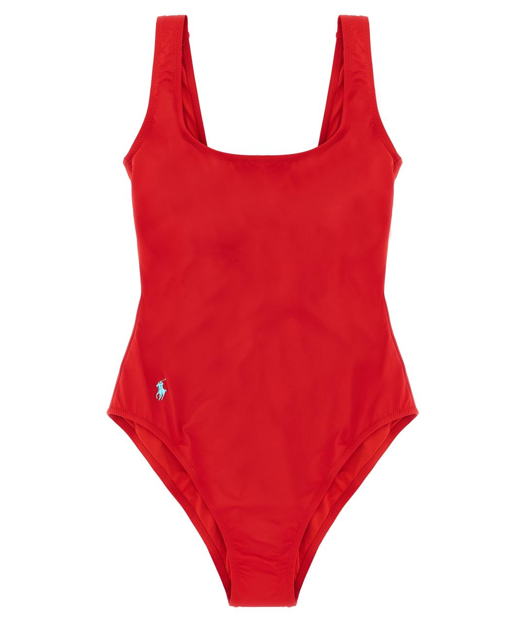 POLO RALPH LAUREN Красный полиамидовый купальник, фото 1