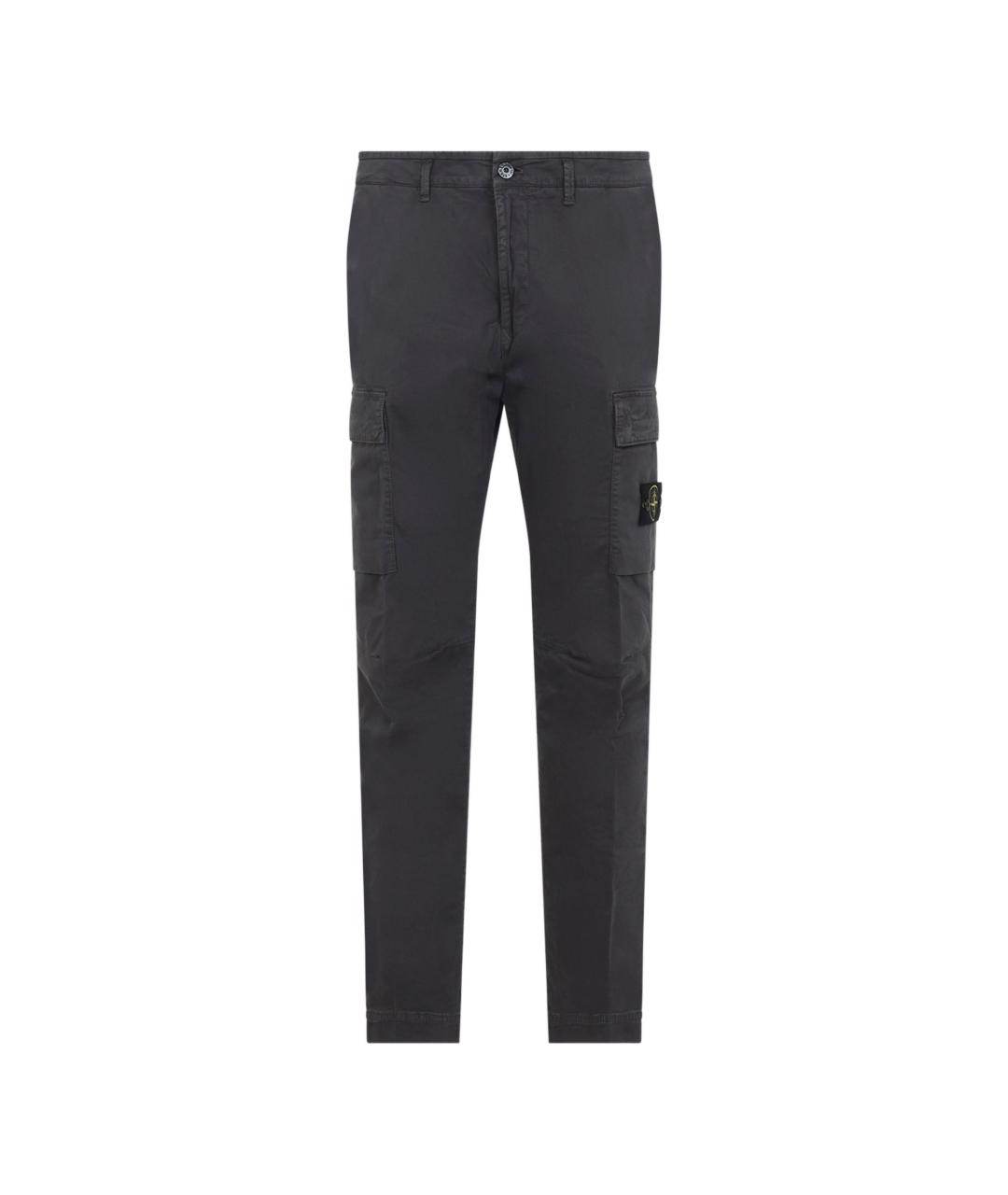 STONE ISLAND Хлопковые повседневные брюки, фото 1