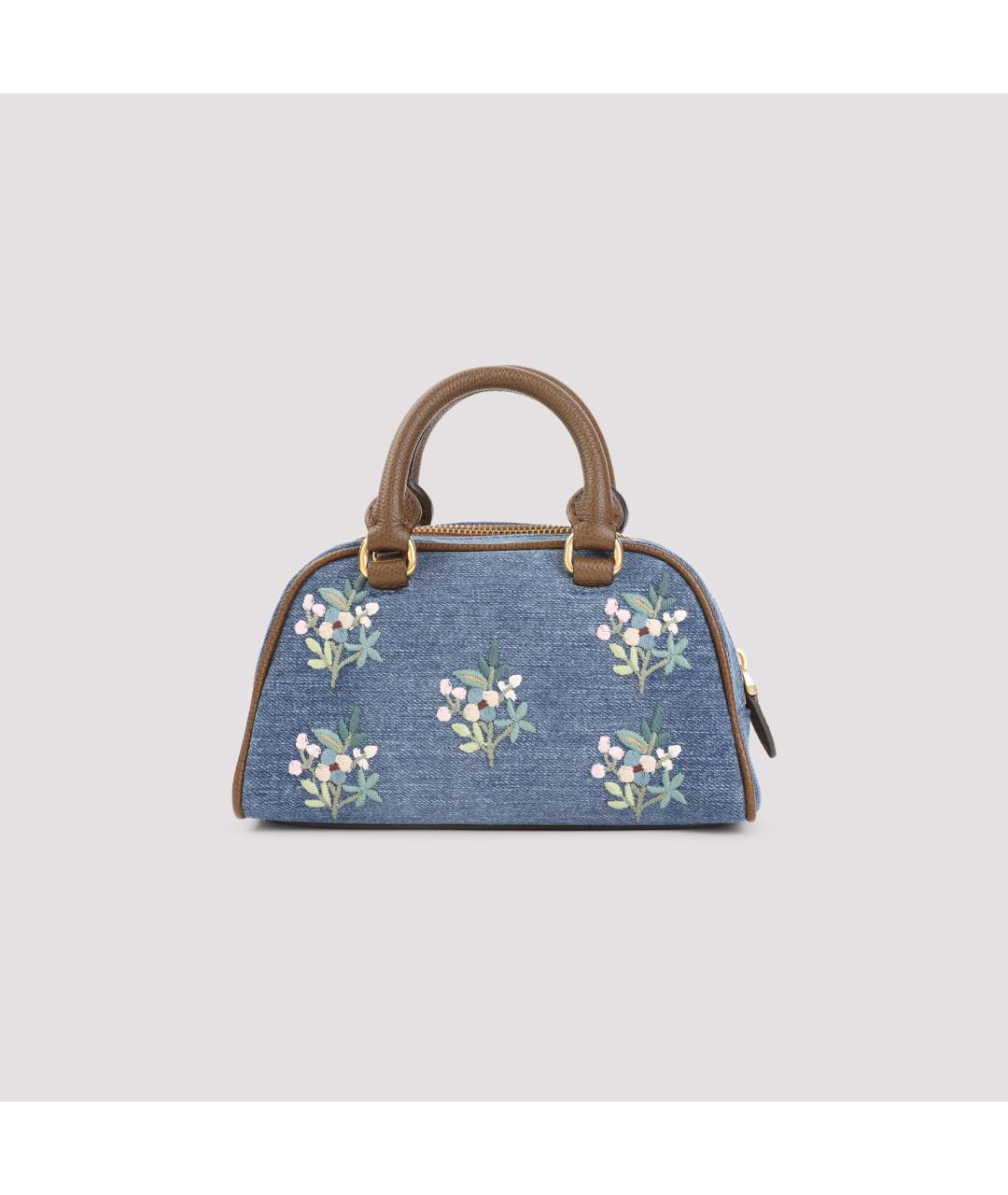 VALENTINO Синяя сумка через плечо, фото 3