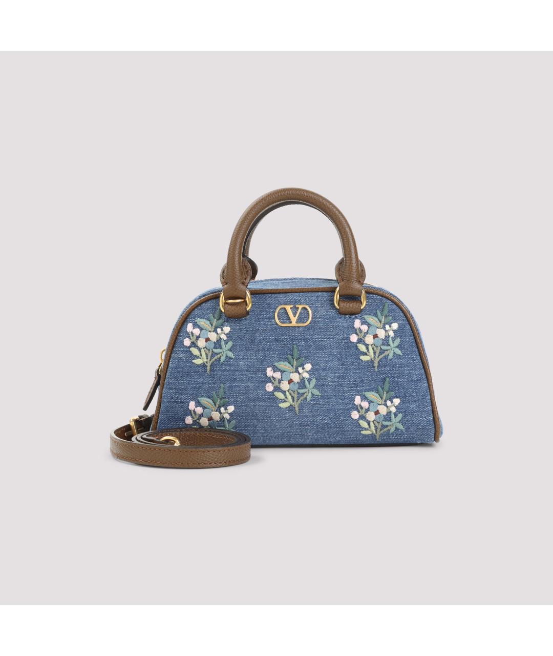 VALENTINO Синяя сумка через плечо, фото 2