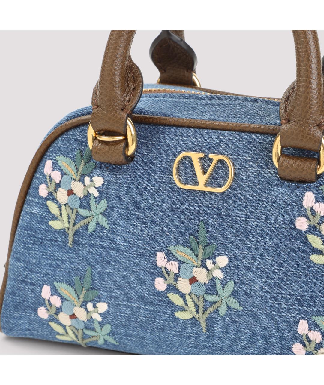 VALENTINO Синяя сумка через плечо, фото 4