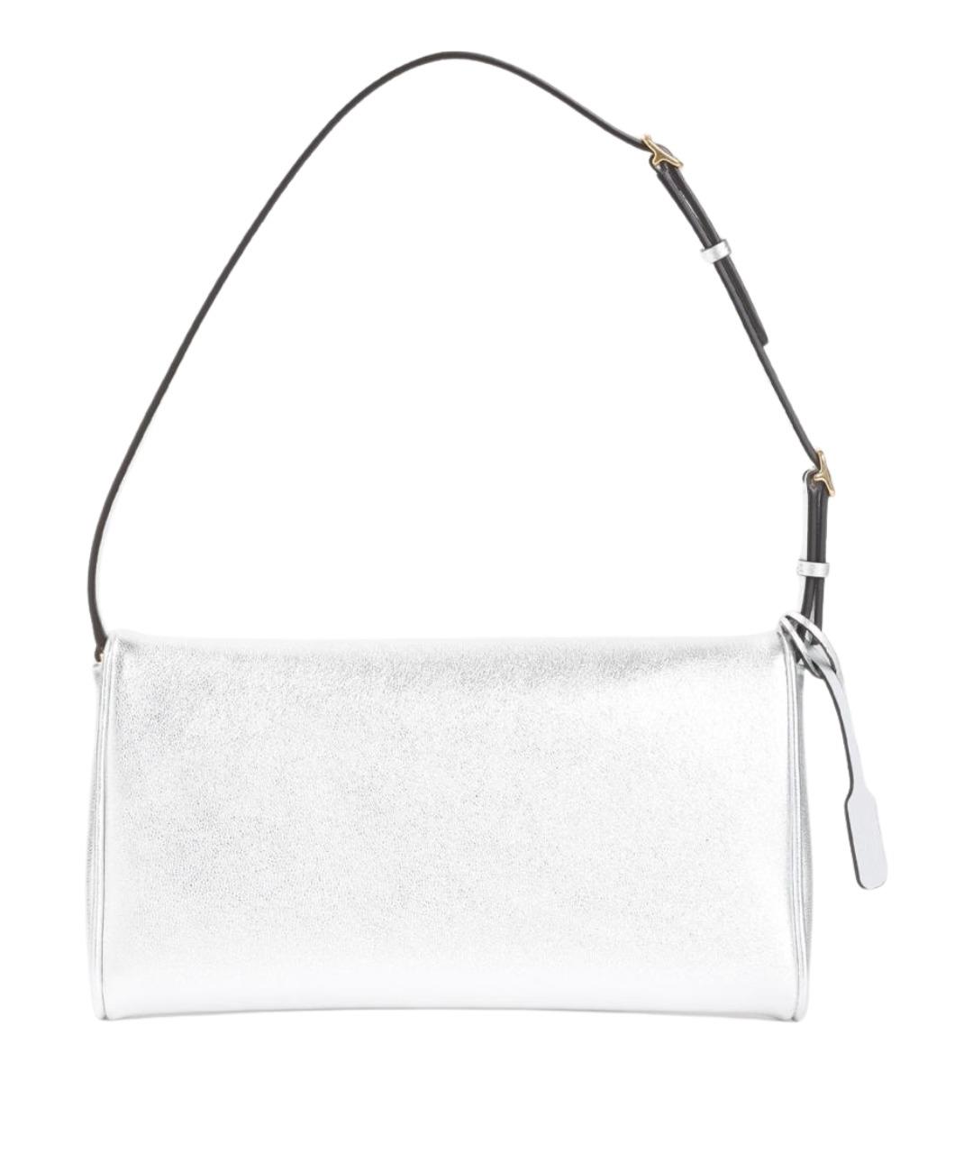 VALENTINO Белая кожаная сумка через плечо, фото 2