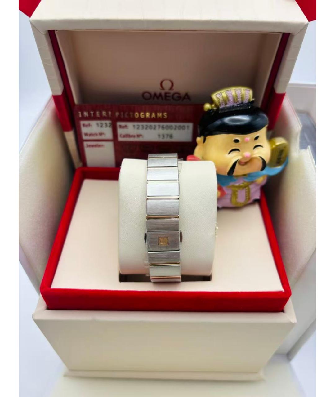 OMEGA Серебряные часы из розового золота, фото 4