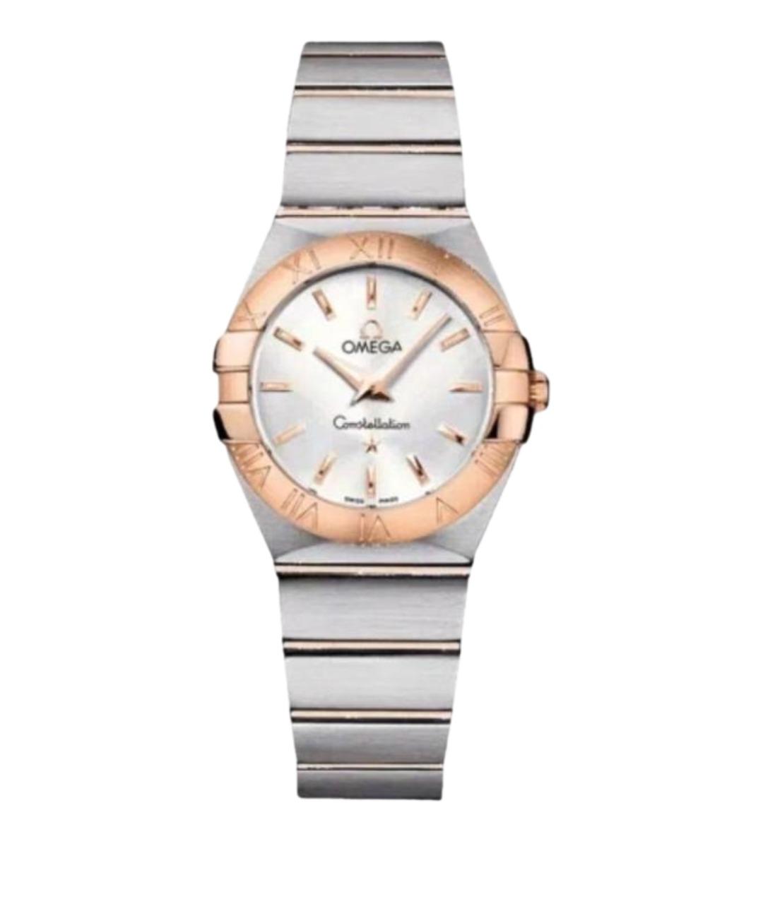 OMEGA Серебряные часы из розового золота, фото 1