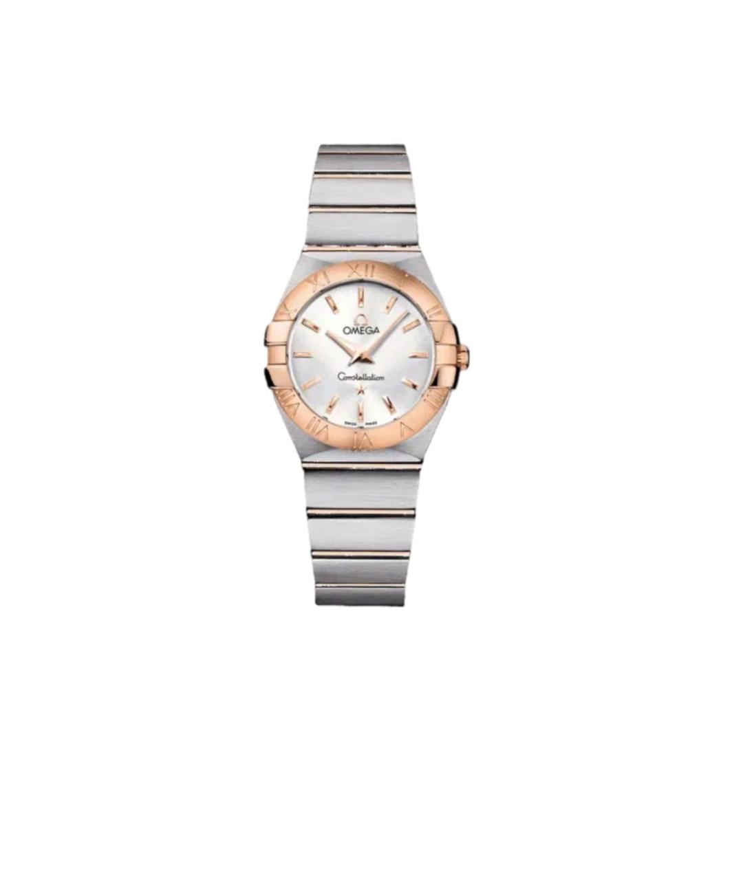 OMEGA Серебряные часы из розового золота, фото 6