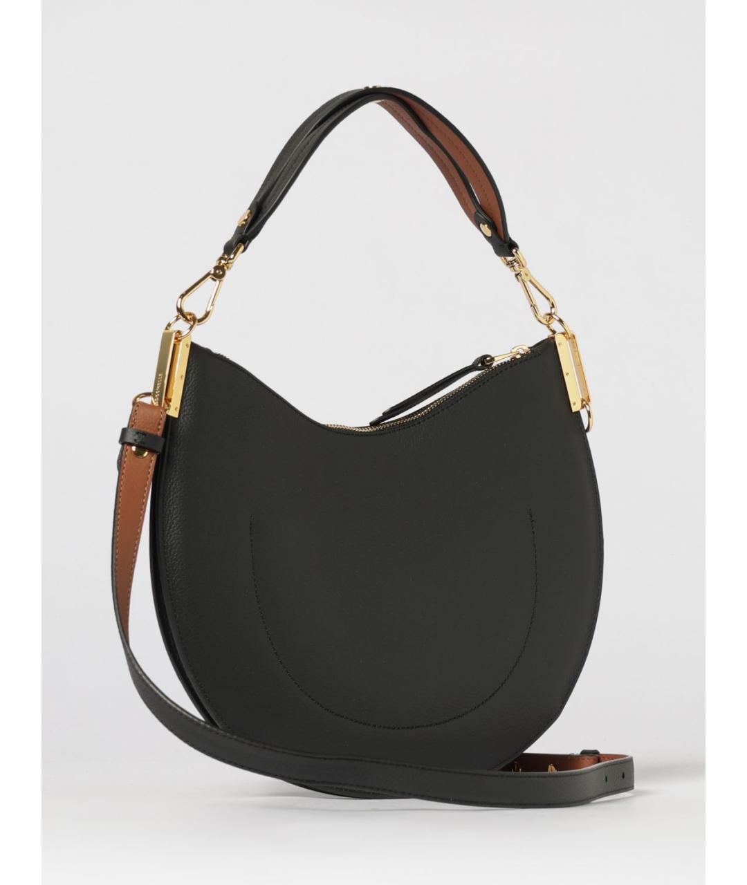 COCCINELLE Черная кожаная сумка через плечо, фото 2