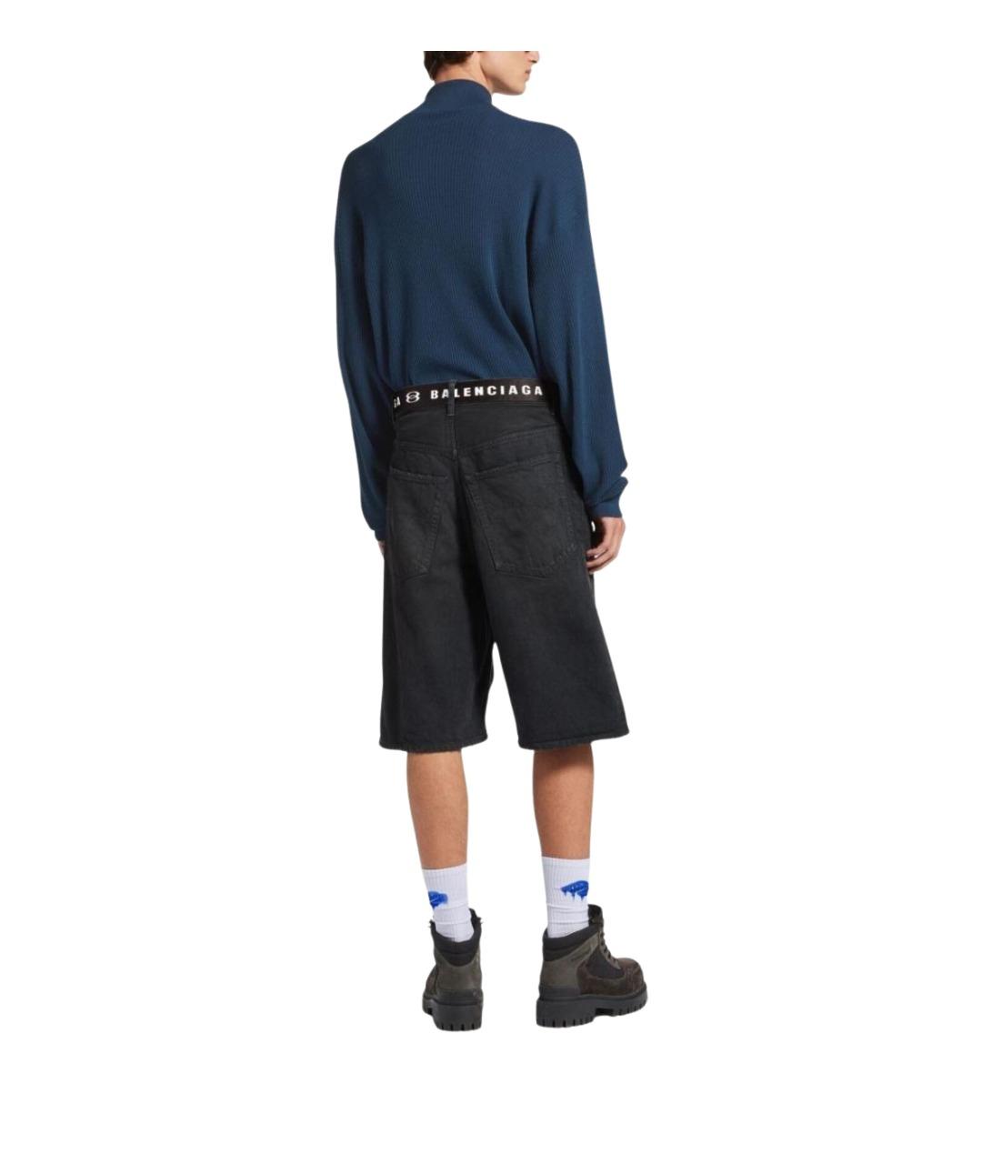 BALENCIAGA Синие шорты, фото 2