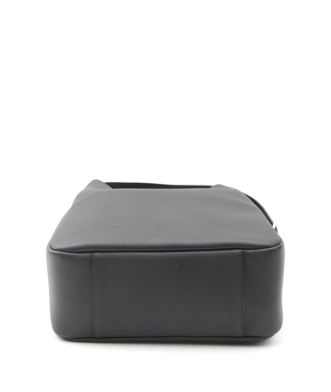 SAINT LAURENT Черная кожаная сумка через плечо, фото 2