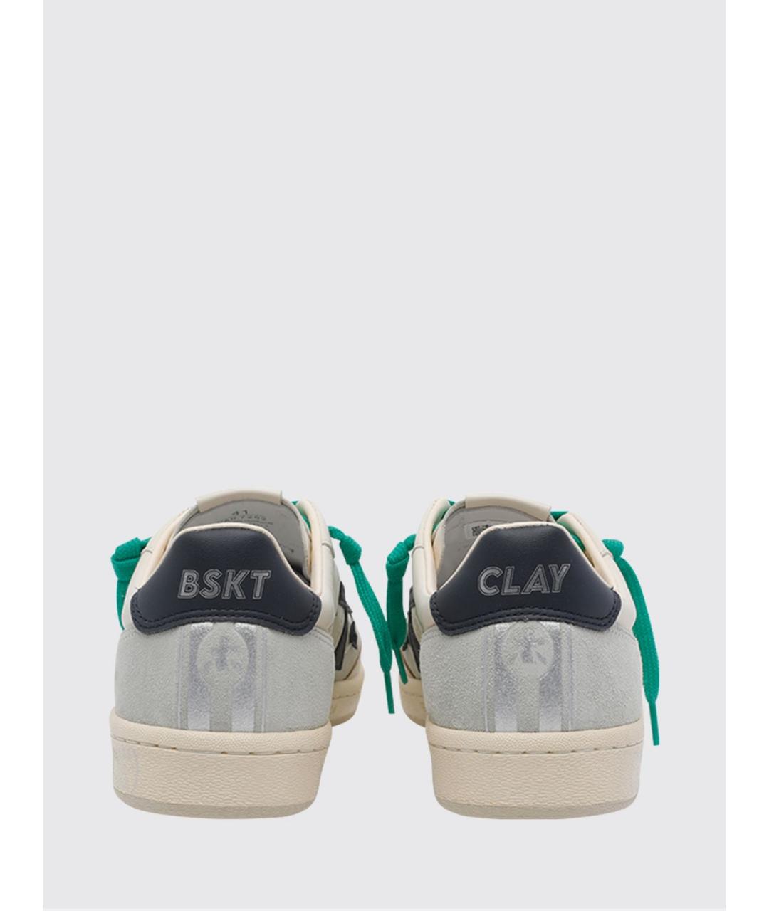 PREMIATA Белые кожаные низкие кроссовки / кеды, фото 4