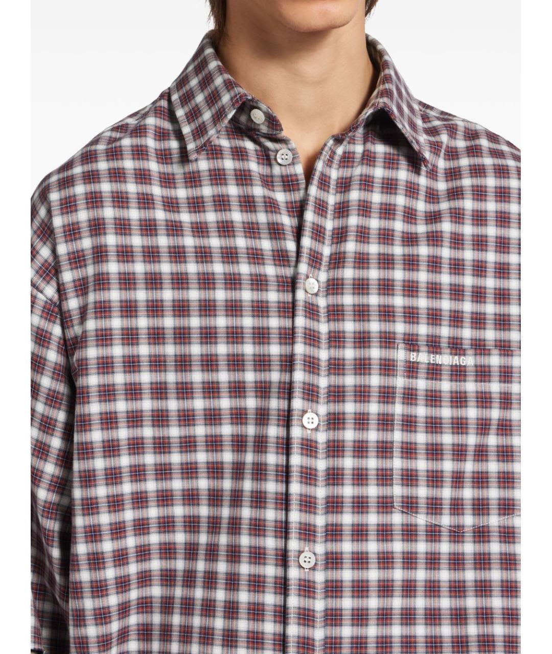 BALENCIAGA Хлопковая кэжуал рубашка, фото 3