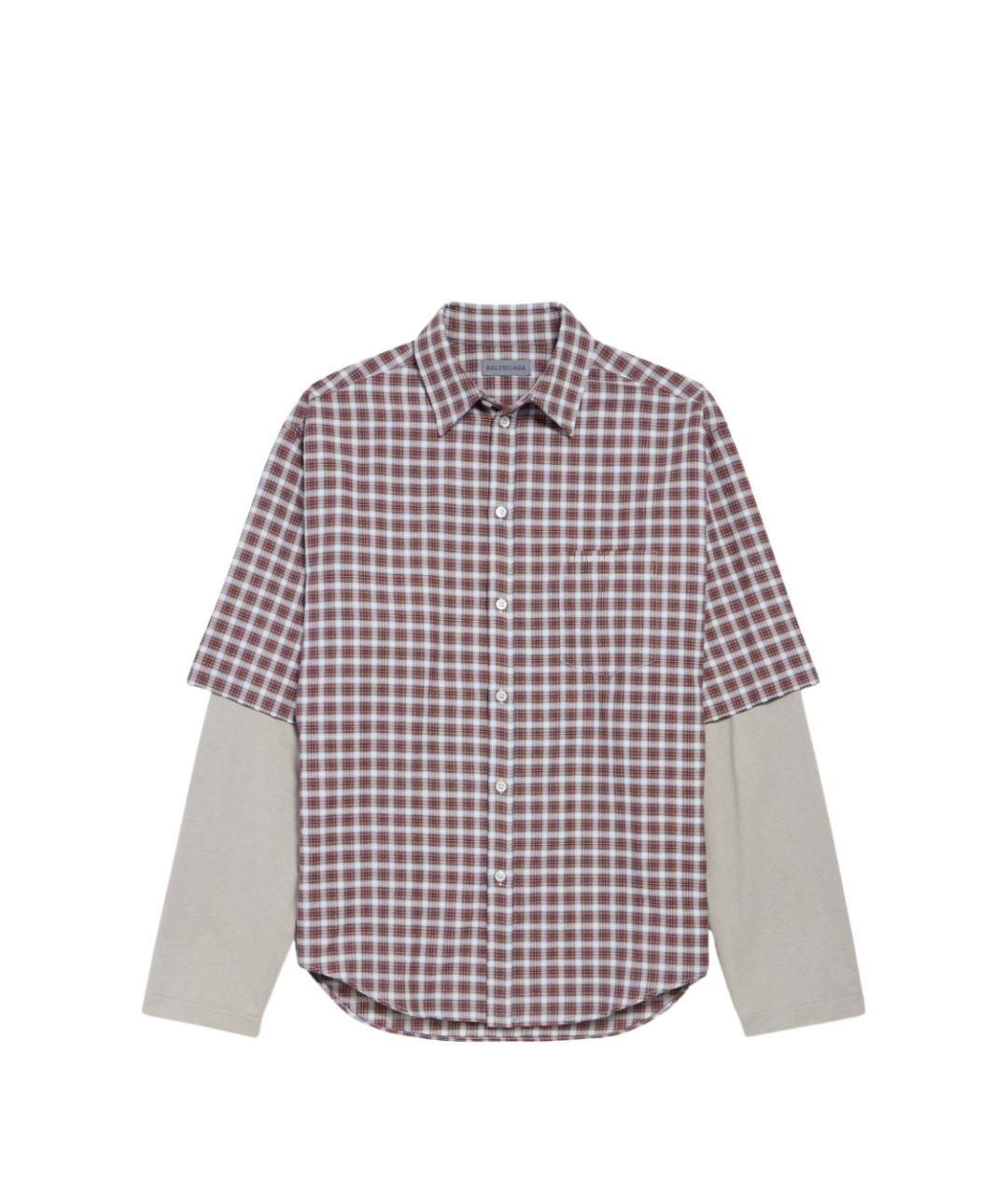 BALENCIAGA Хлопковая кэжуал рубашка, фото 1