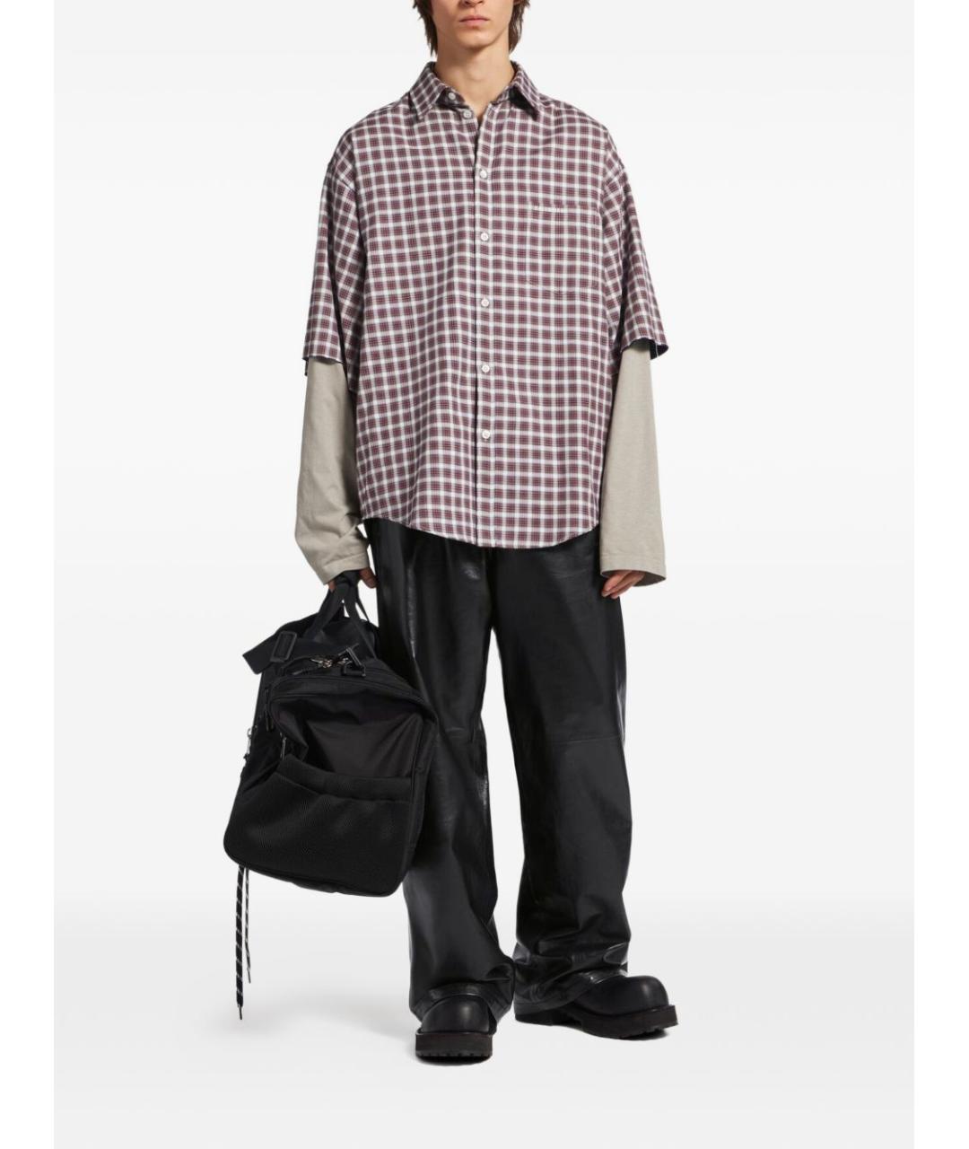 BALENCIAGA Хлопковая кэжуал рубашка, фото 2