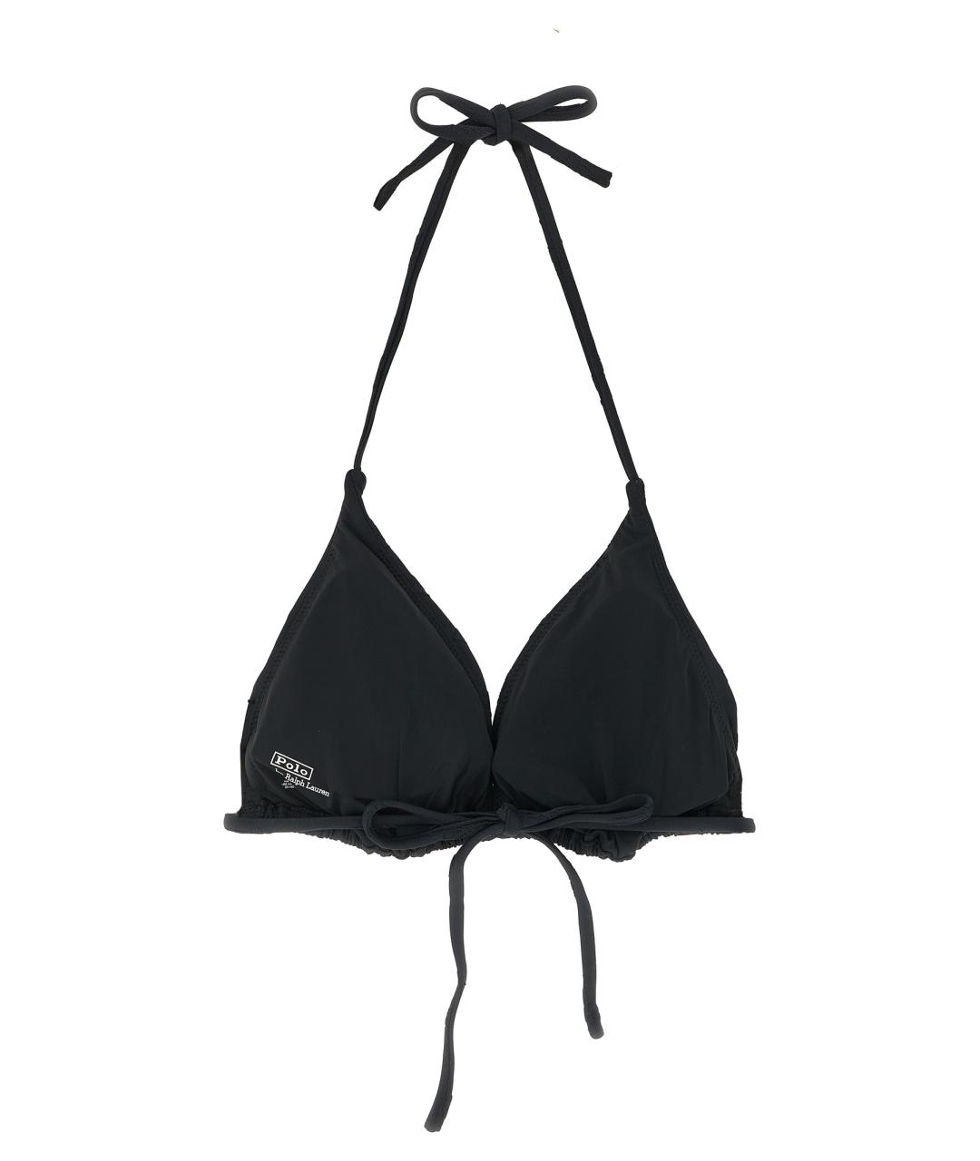 POLO RALPH LAUREN Черный полиэстеровый купальник, фото 2