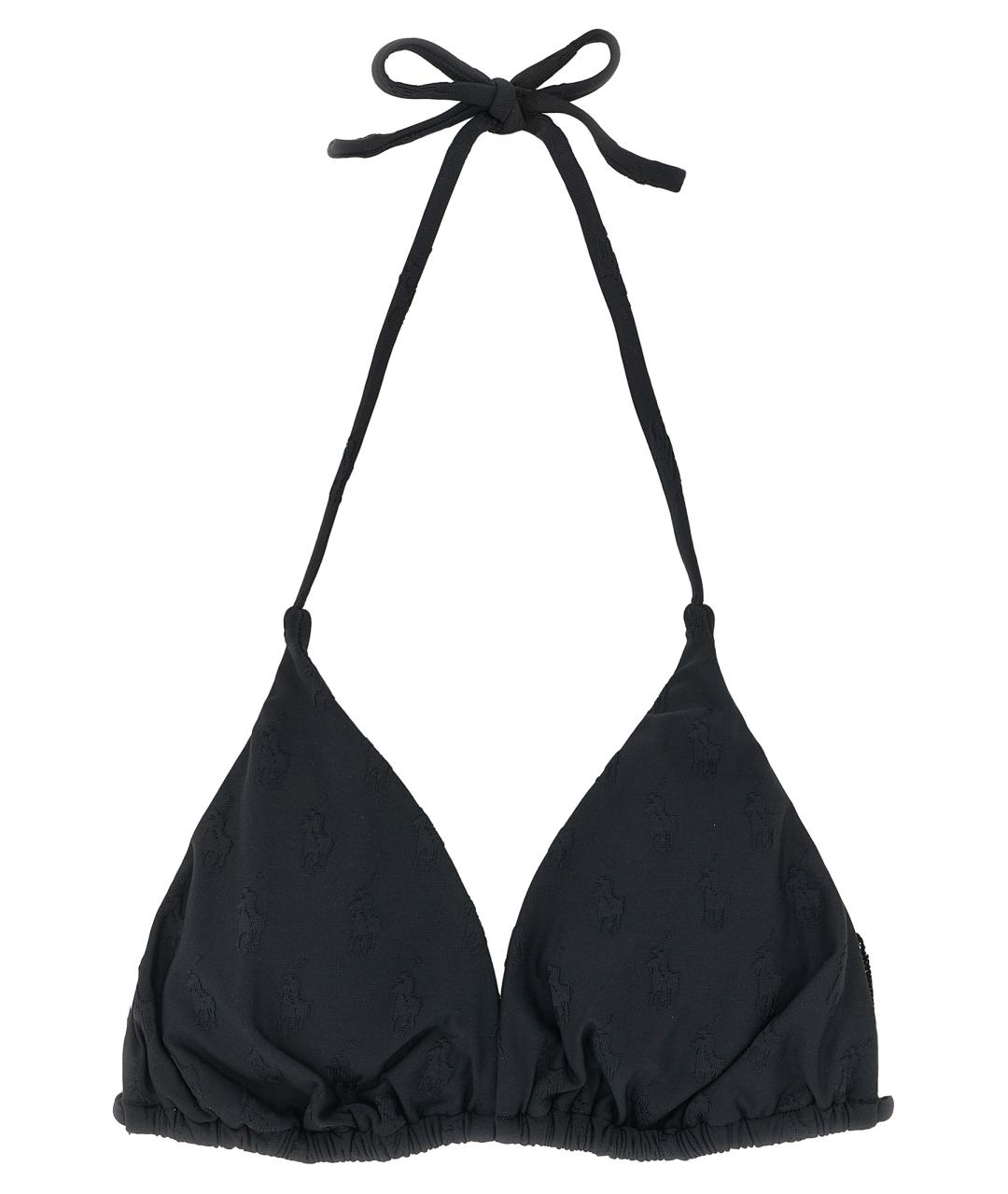 POLO RALPH LAUREN Черный полиэстеровый купальник, фото 1