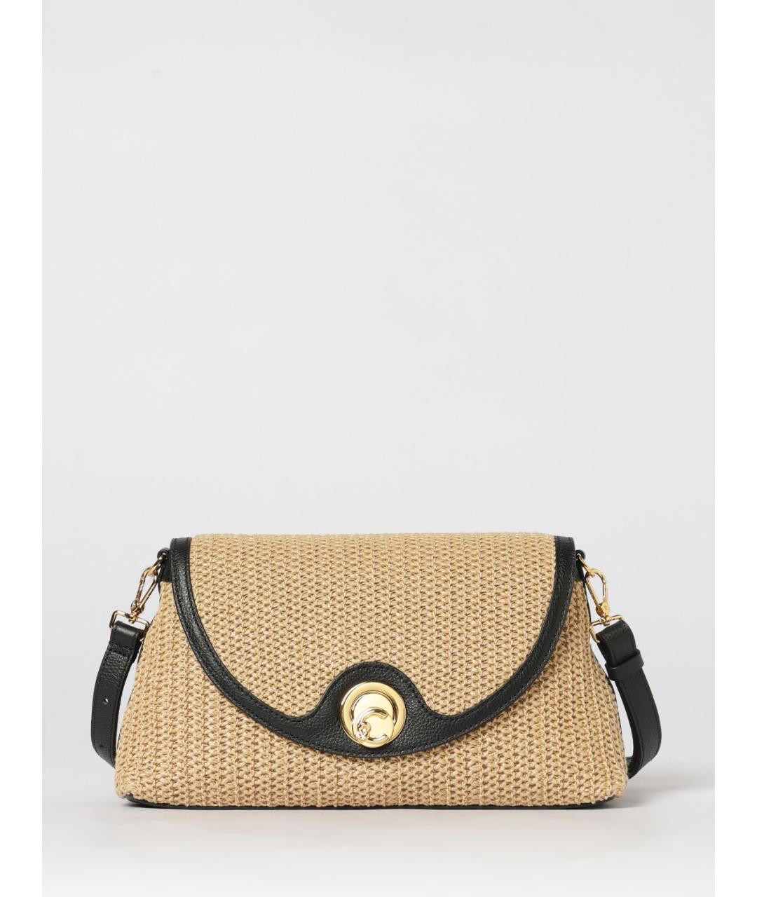 COCCINELLE Бежевая пелетеная сумка через плечо, фото 4