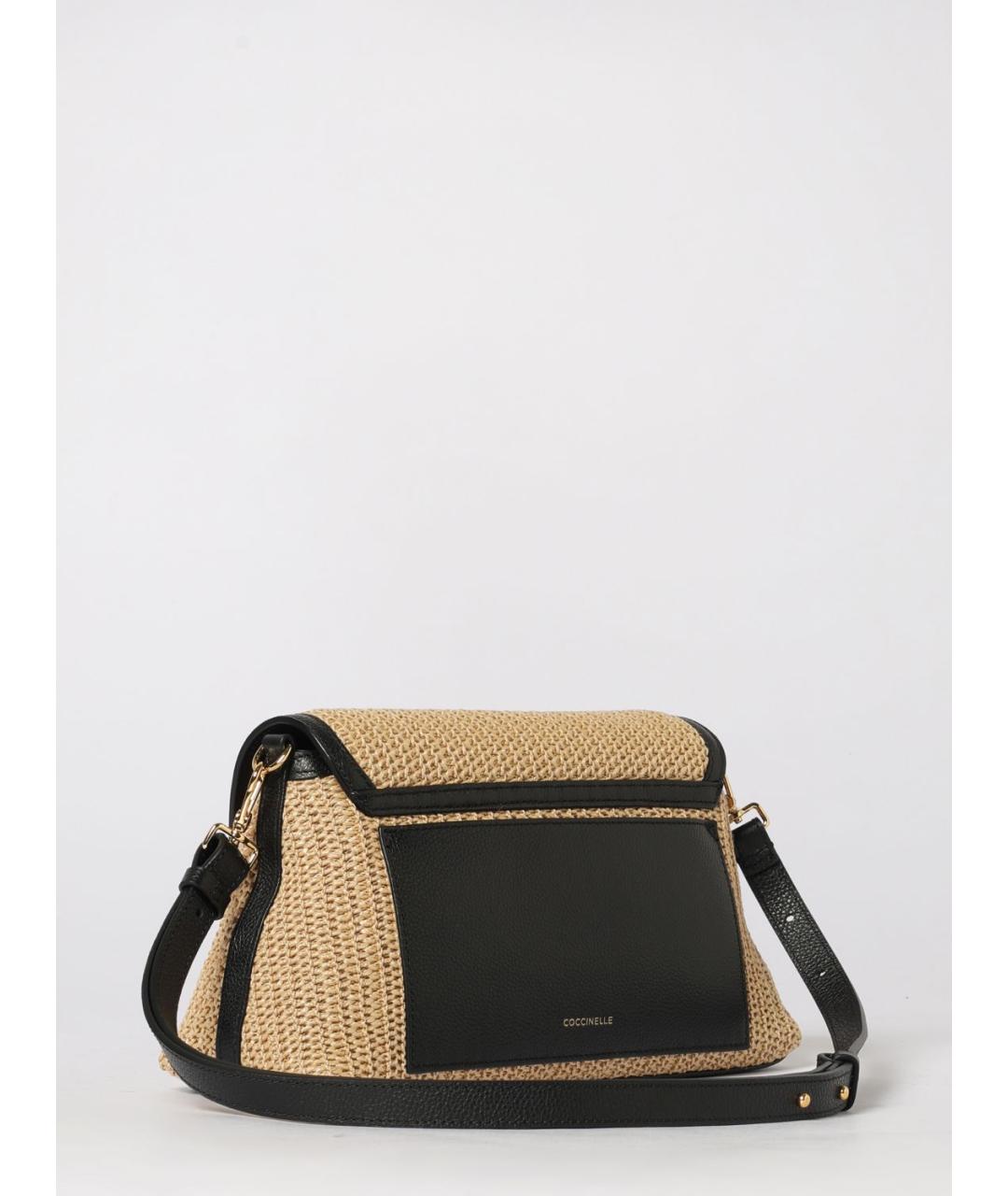 COCCINELLE Бежевая пелетеная сумка через плечо, фото 2