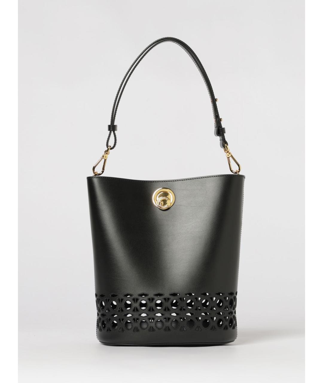 COCCINELLE Черная кожаная сумка через плечо, фото 5