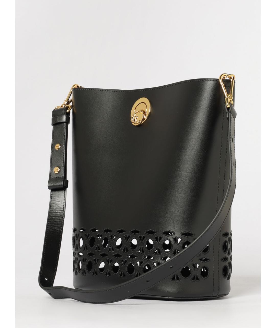 COCCINELLE Черная кожаная сумка через плечо, фото 3
