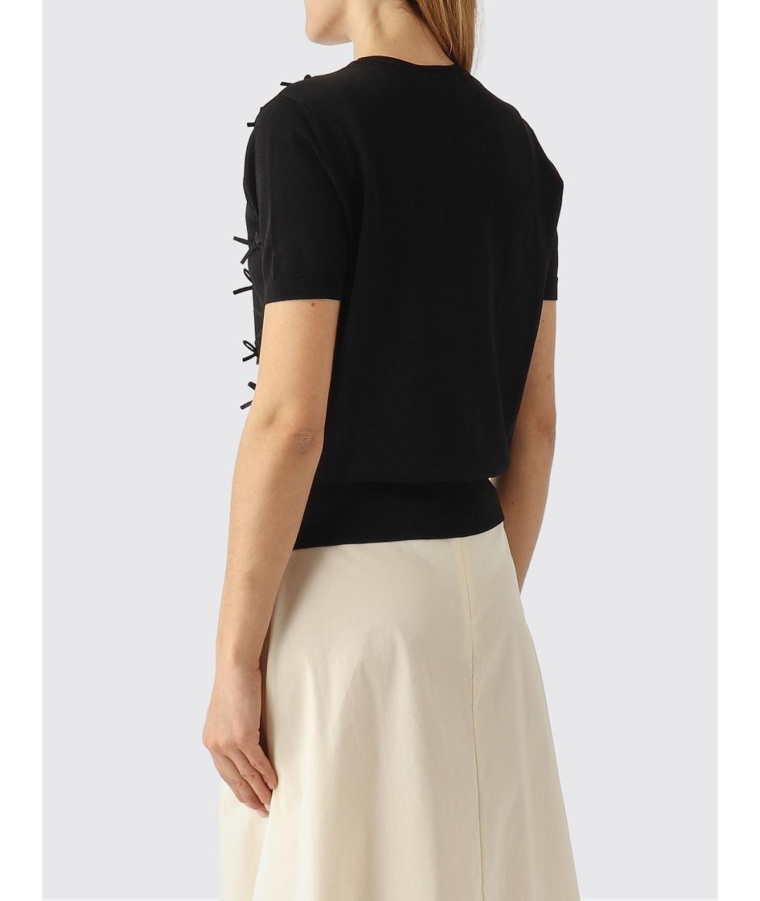 MEIMEIJ Черная вискозная футболка, фото 3