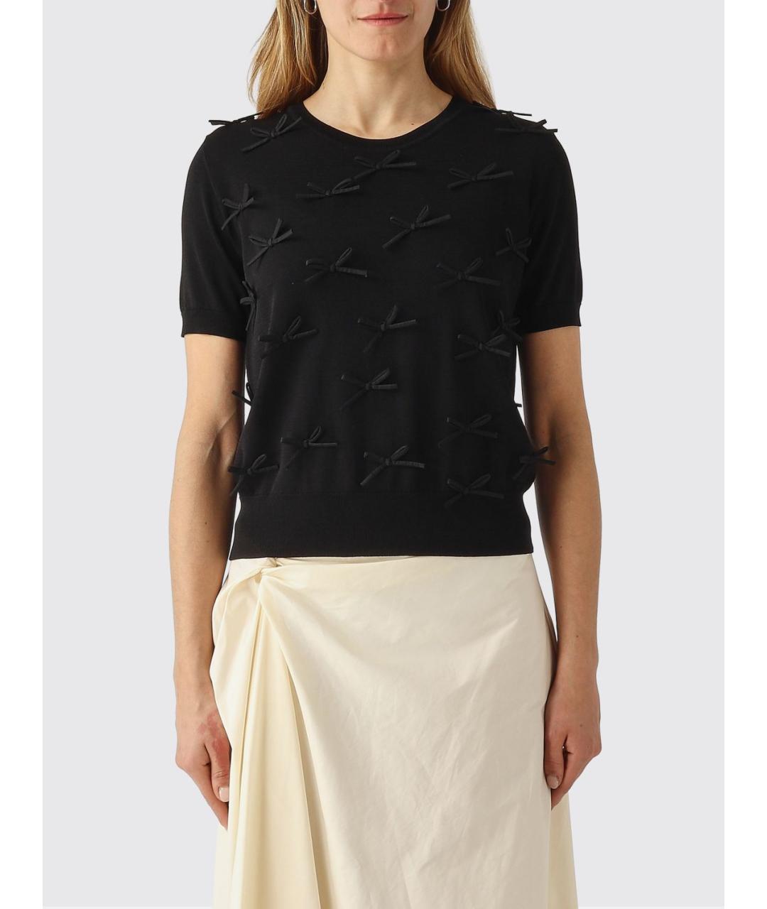 MEIMEIJ Черная вискозная футболка, фото 5