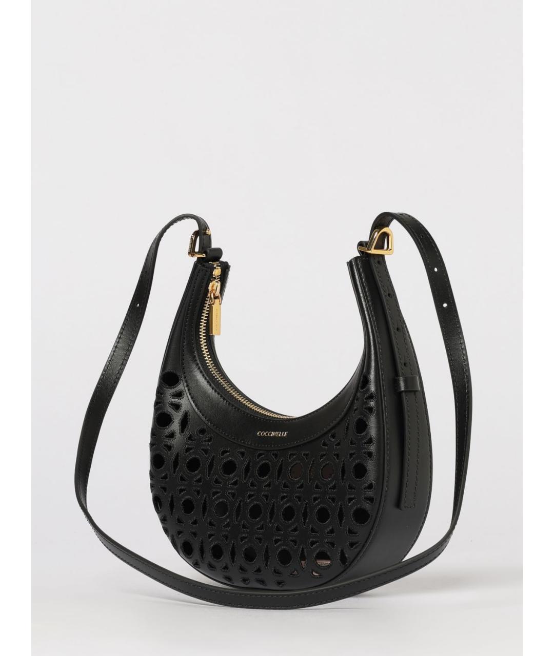 COCCINELLE Черная сумка тоут, фото 3