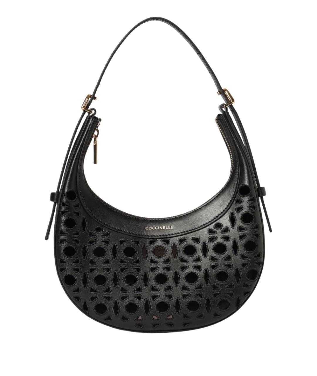 COCCINELLE Черная сумка тоут, фото 1