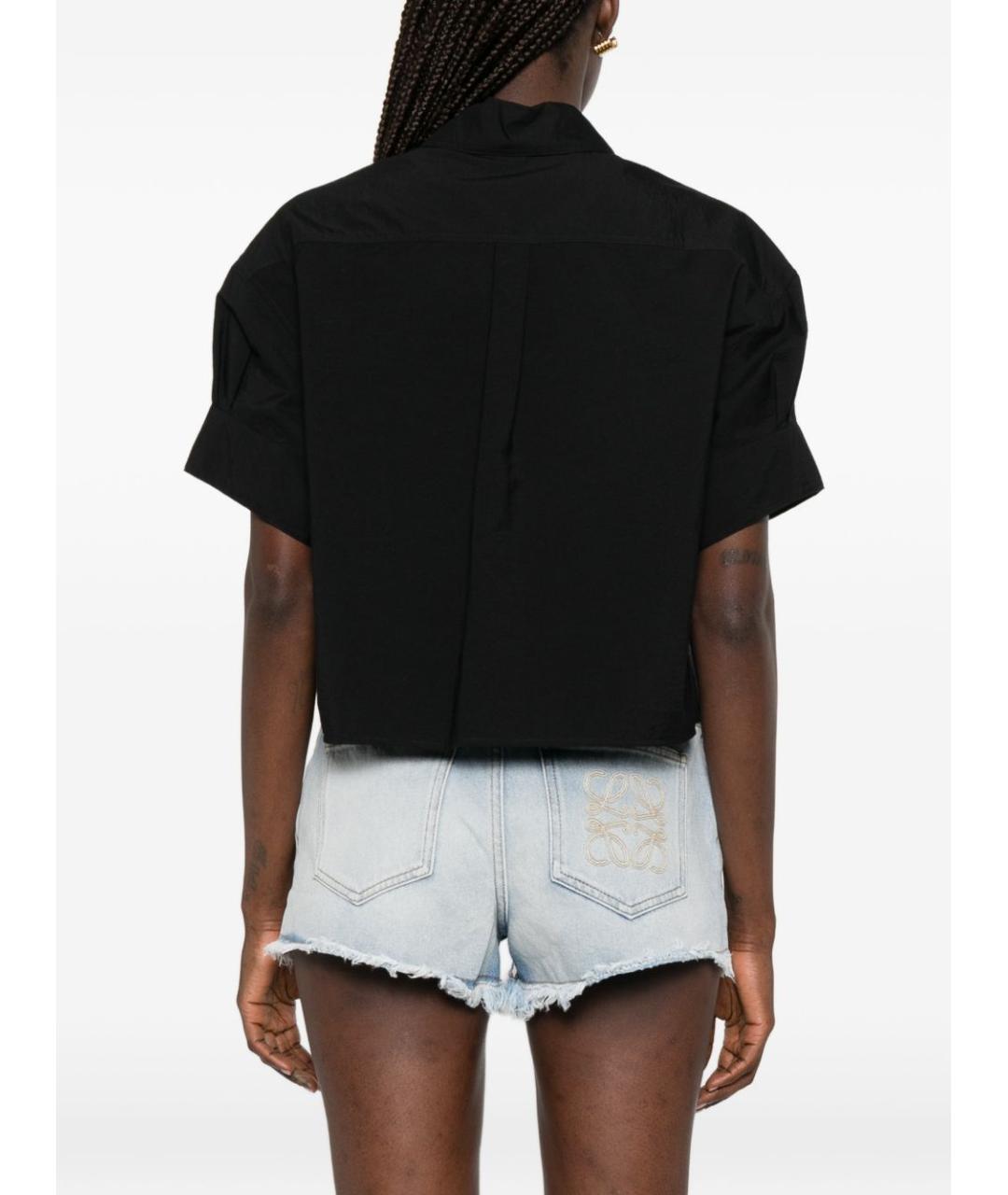 LOEWE Черная хлопковая рубашка, фото 5