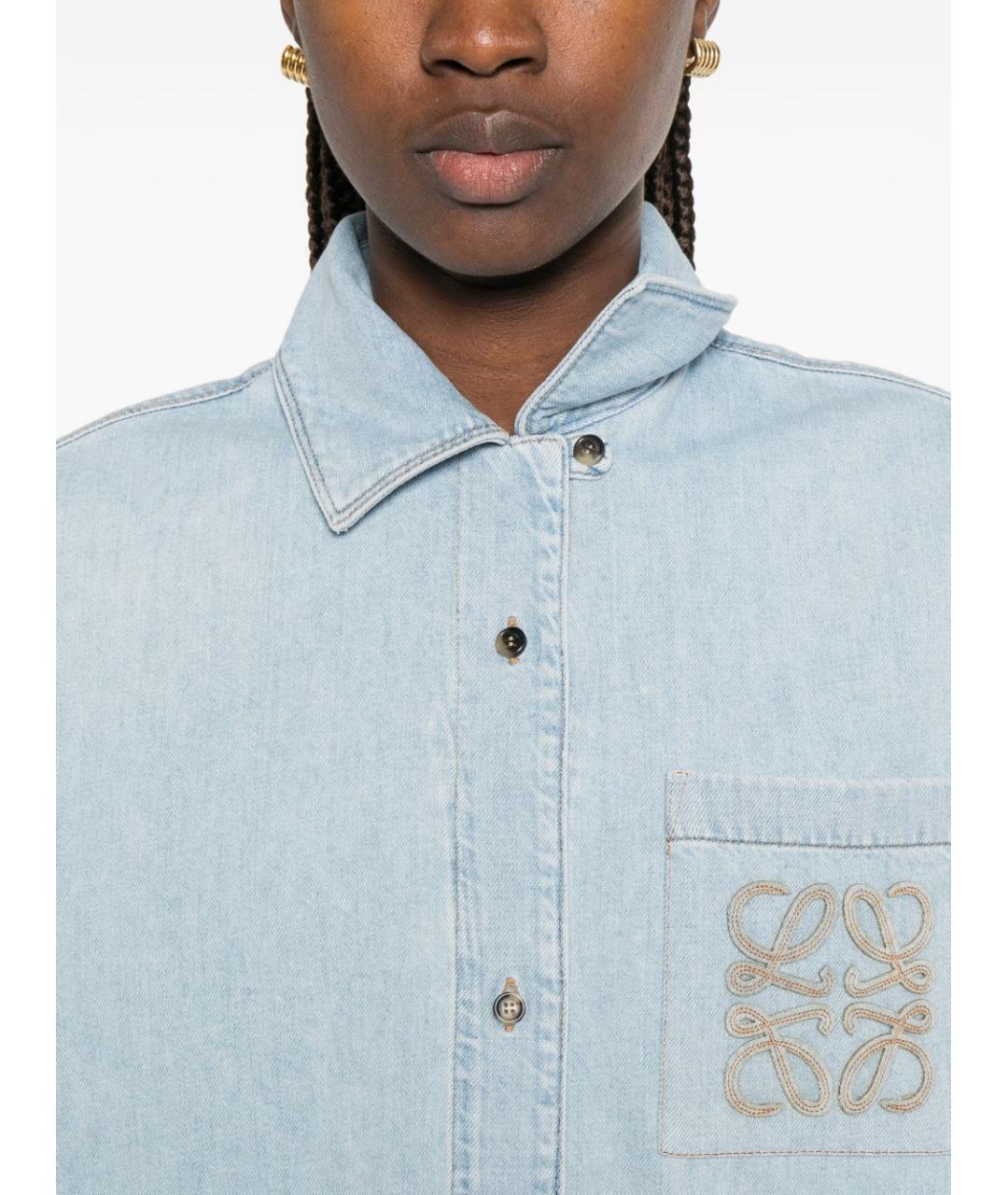 LOEWE Голубая рубашка, фото 5