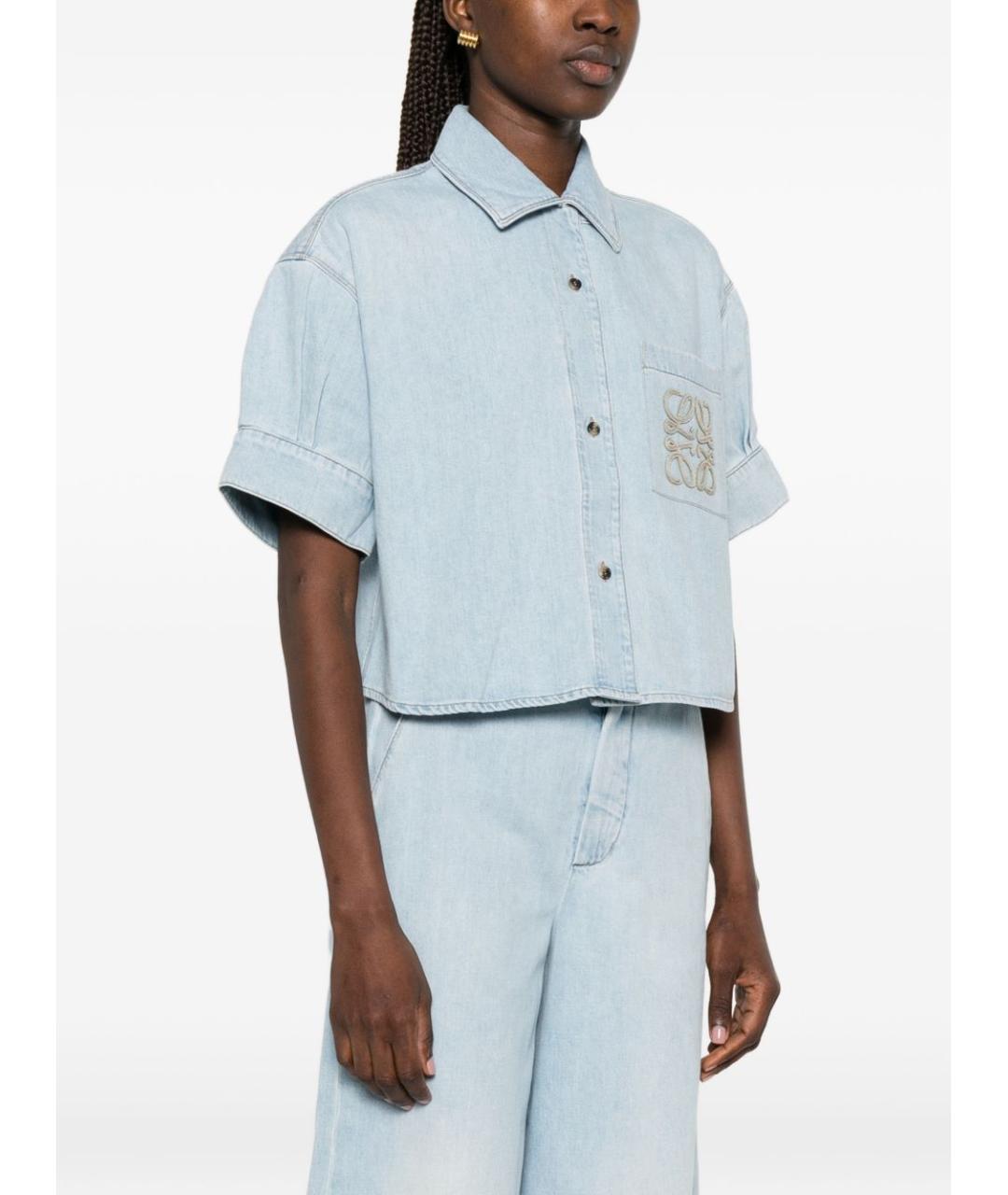 LOEWE Голубая рубашка, фото 4