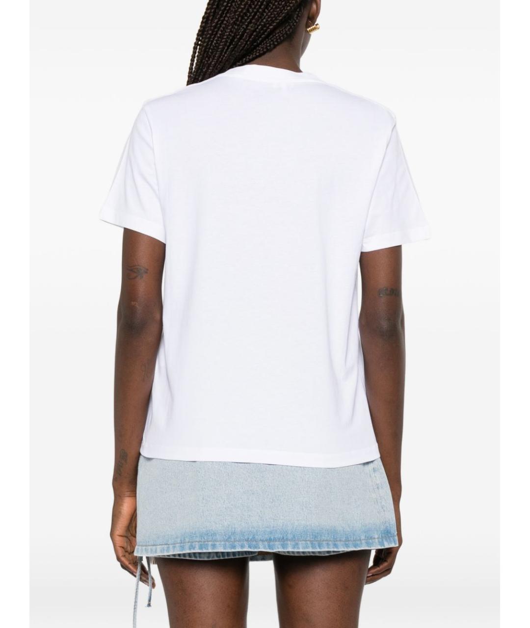 LOEWE Белая хлопковая футболка, фото 2