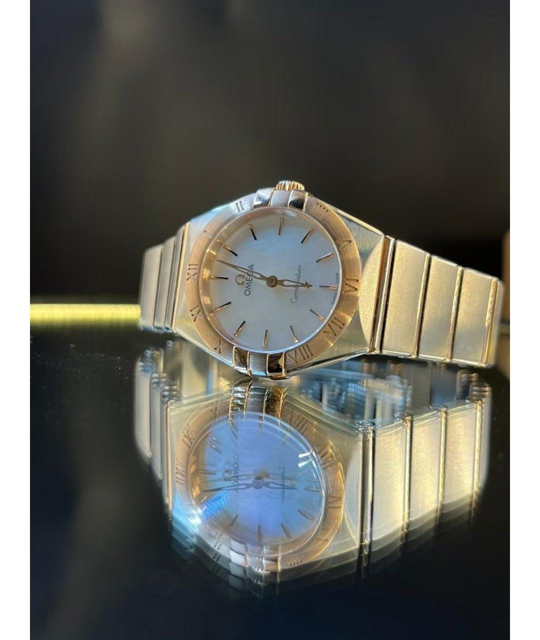 OMEGA Серебряные часы из розового золота, фото 2