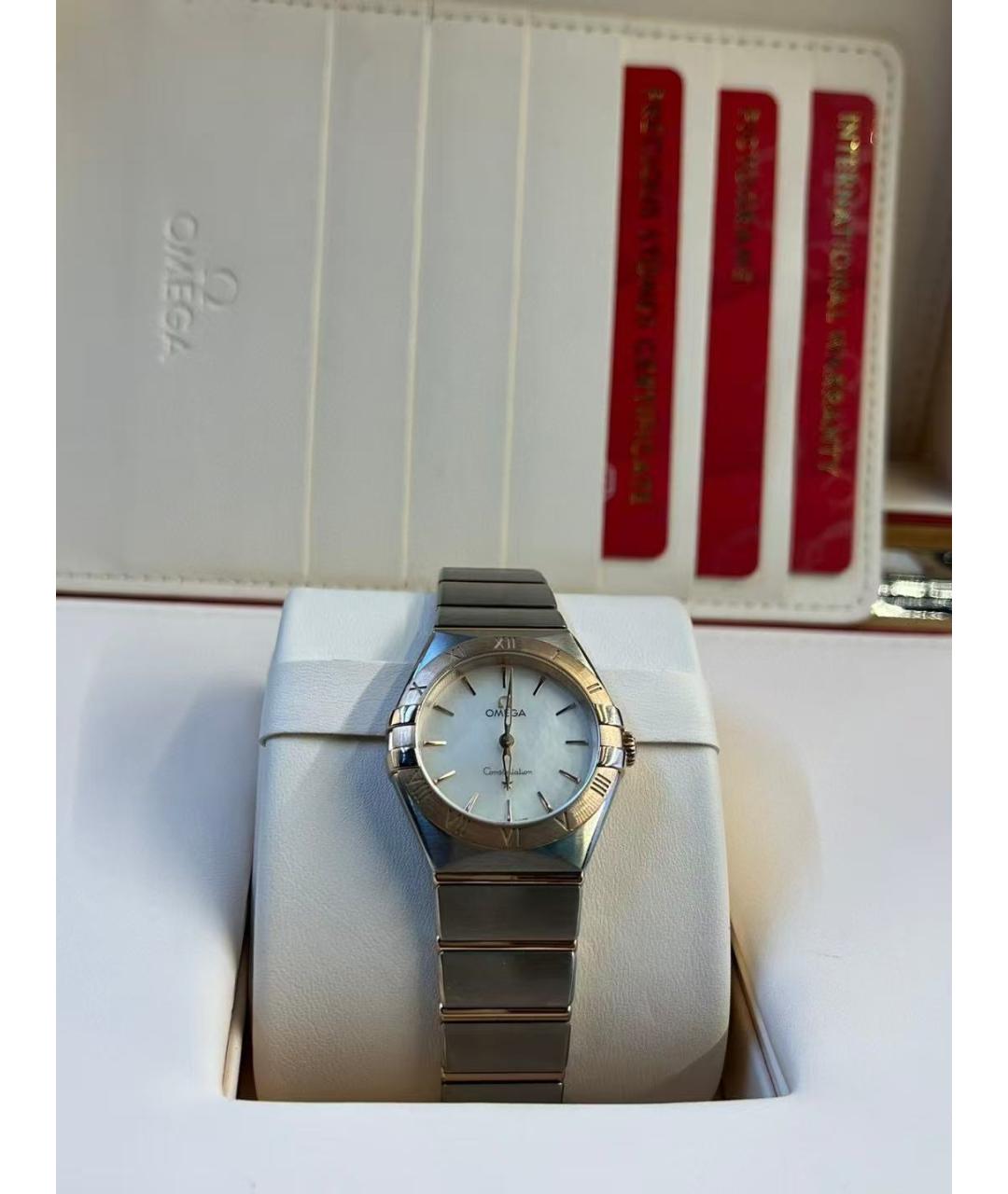 OMEGA Серебряные часы из розового золота, фото 4