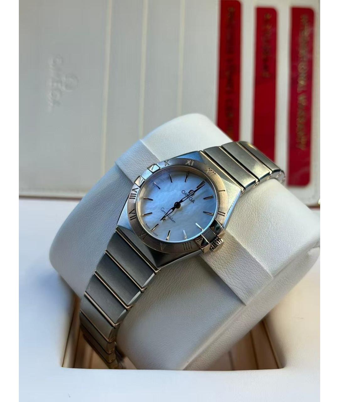 OMEGA Серебряные часы из розового золота, фото 6