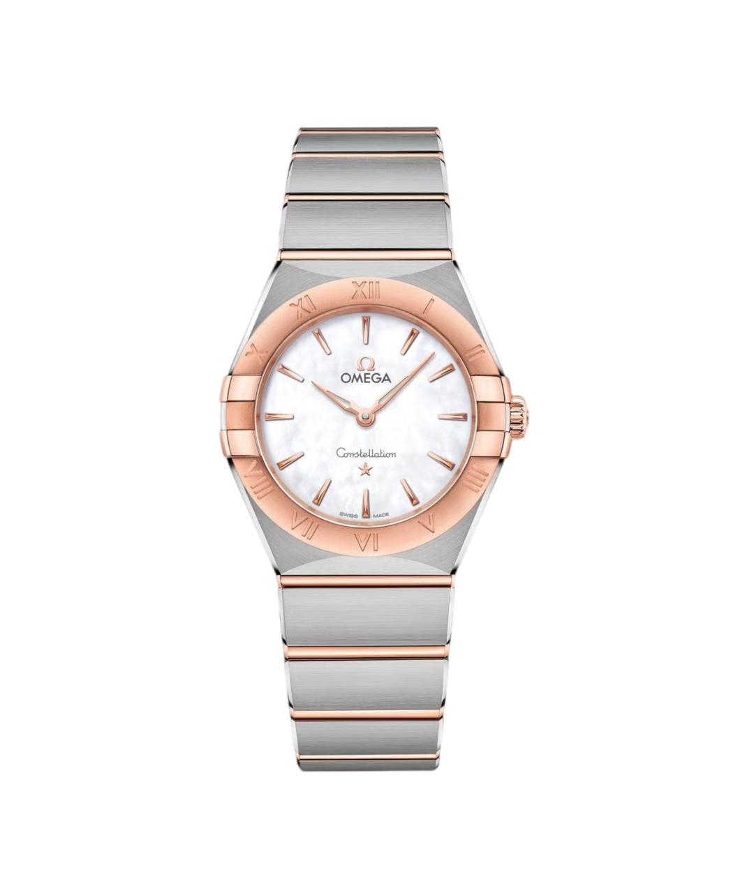 OMEGA Серебряные часы из розового золота, фото 1