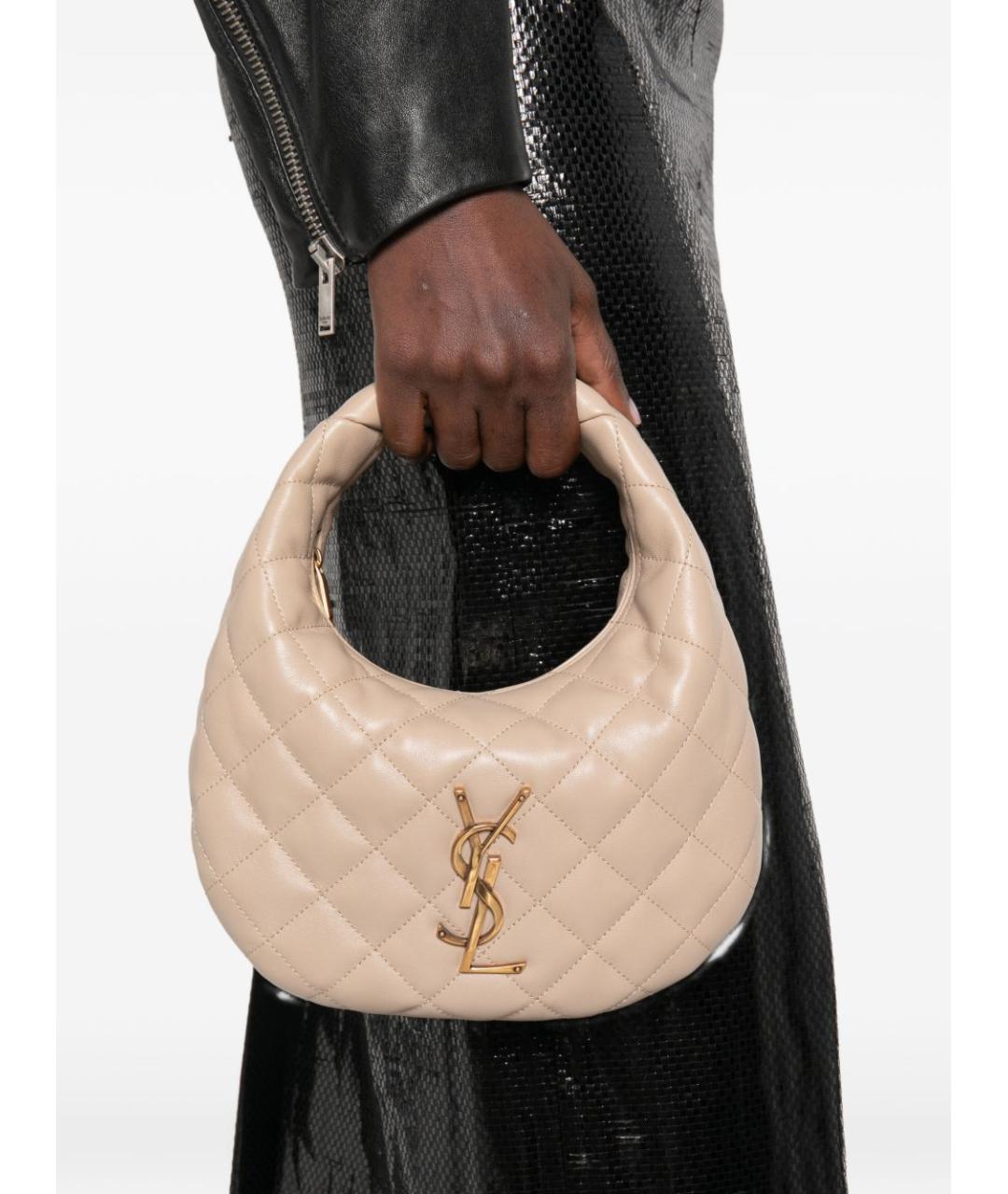 SAINT LAURENT Кожаная сумка тоут, фото 4