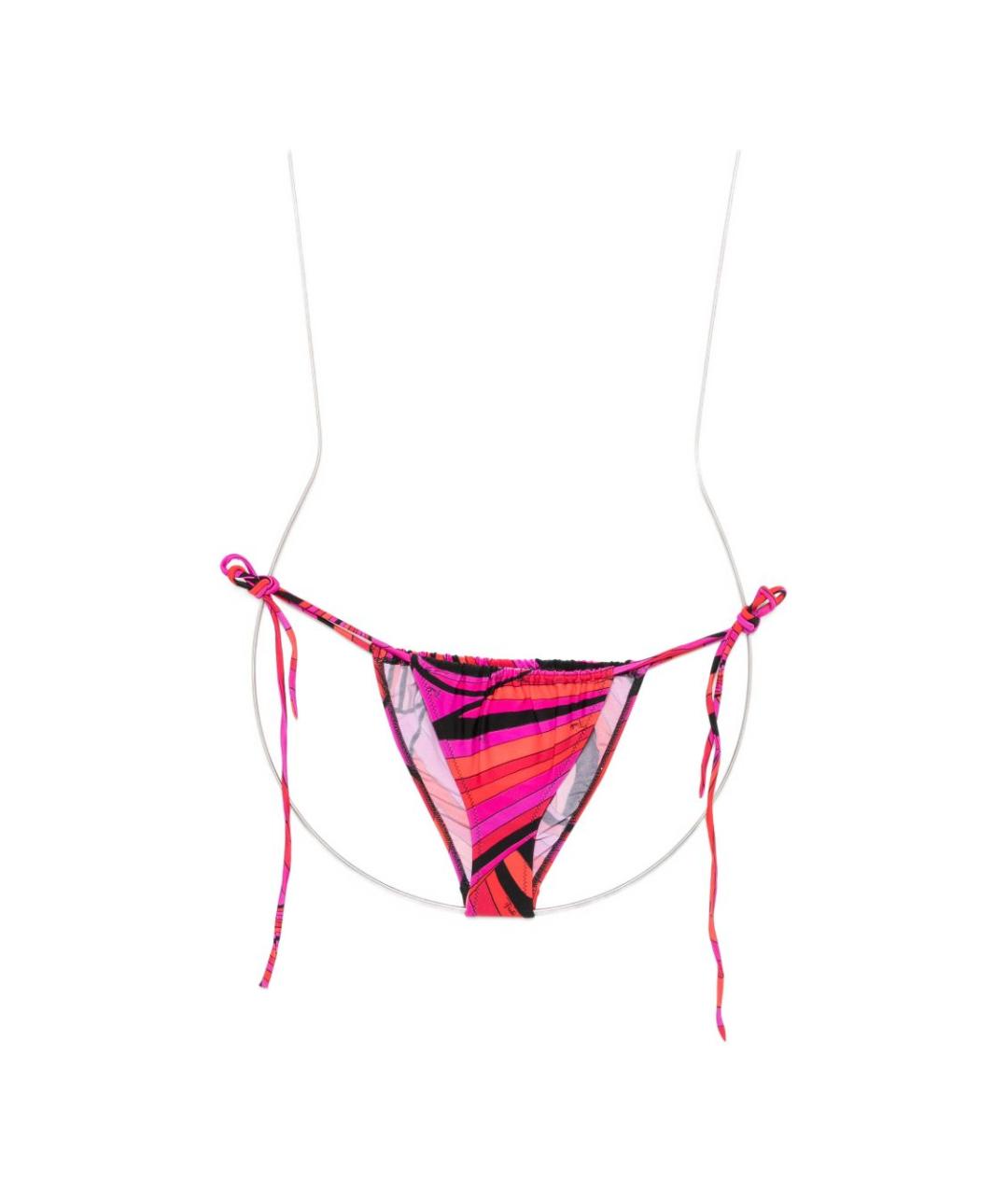 PUCCI Розовый полиамидовый купальник, фото 4