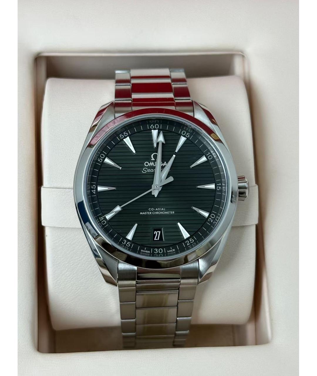 OMEGA Серебряные часы, фото 5