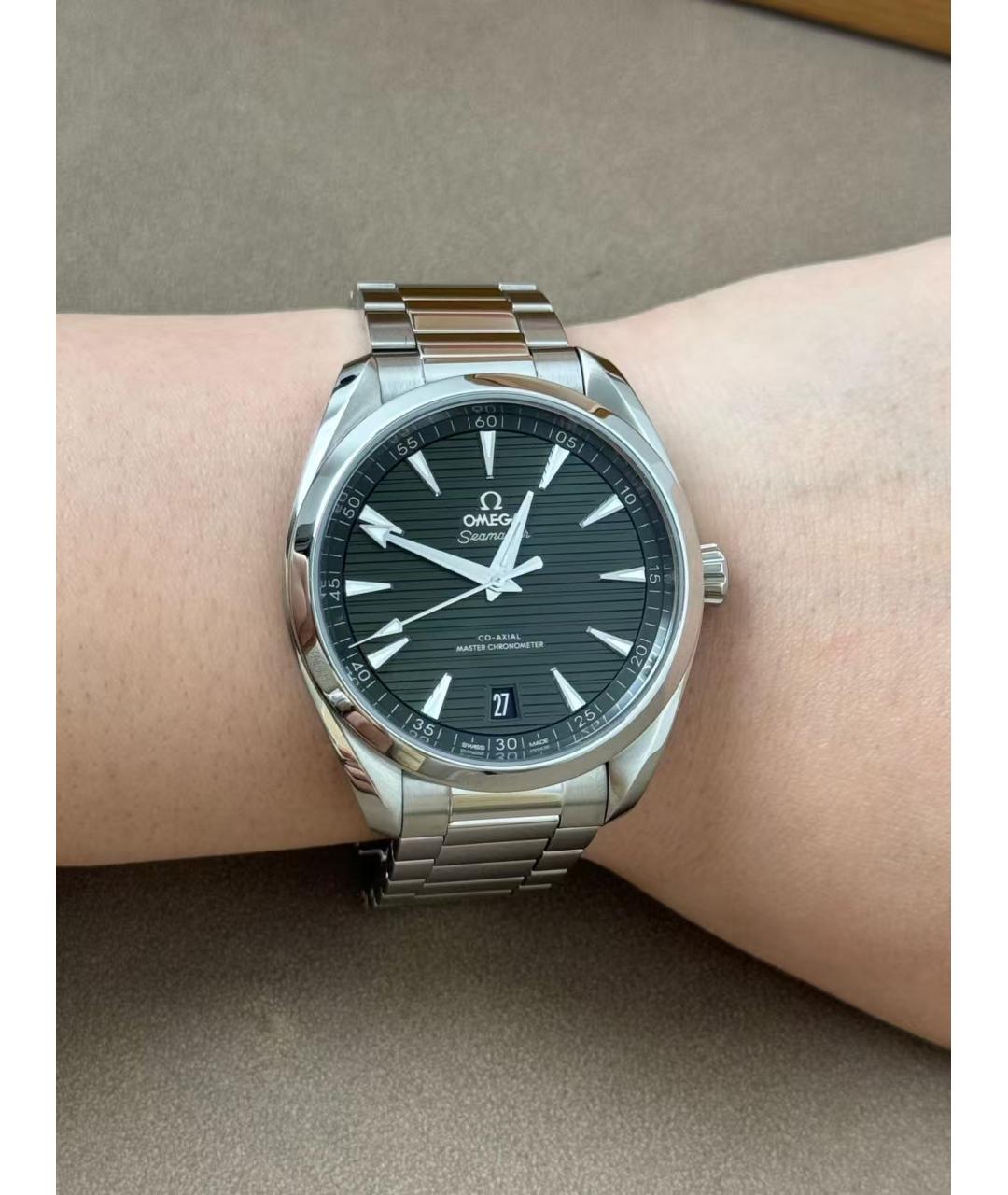 OMEGA Серебряные часы, фото 3